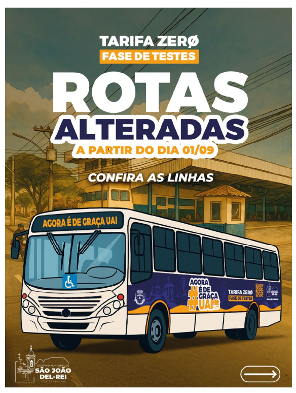 Alteração de Horários na linha – 100 Cidade/Trevo